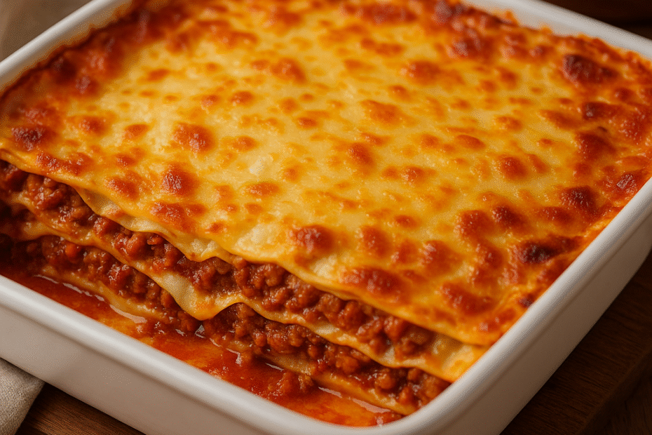 Lasanha de Carne Moída: Uma Receita Clássica, Saborosa e que Reúne a Família
