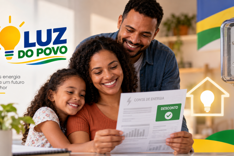 Luz do Povo 2026: Quem Tem Direito à Tarifa Grátis e Como Funciona o Desconto na Conta de Luz